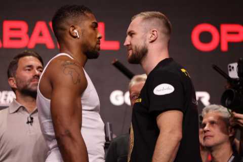 Anthony Joshua Fight Seating Plan Error: Conor McGregor's Name Misspelled