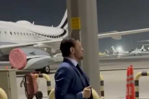 Conor McGregor Flies to Saudi Arabia in Private Jet to Watch Anthony Joshua Fight Ringside