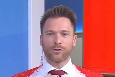 TV presenter shocks viewers as he ‘strips’ in front of horrified co-star