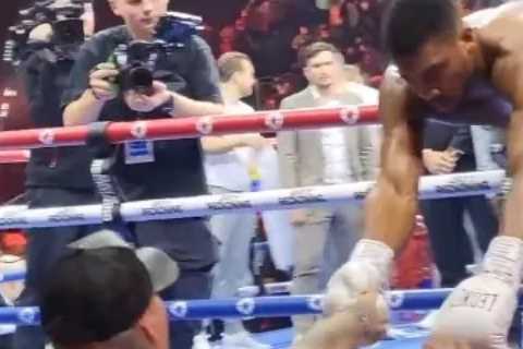 Anthony Joshua Shares Heartwarming Moment with Andy Ruiz Jr After Impressive Win Over Otto Wallin