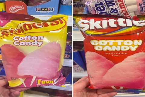 B&M Fans Go Wild for New Skittles and Starburst Flavoured Cotton Candy
