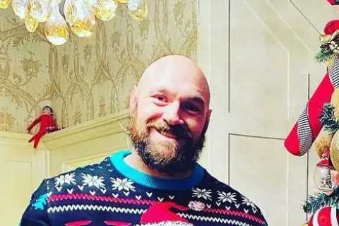 Boxing Champ Tyson Fury's Christmas Tree Draws Mixed Reactions from Fans