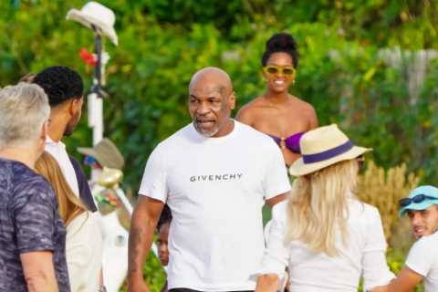 Mike Tyson Enjoys Festive Trip to St Barts, Spotted at Luxurious Nikki Beach Resort