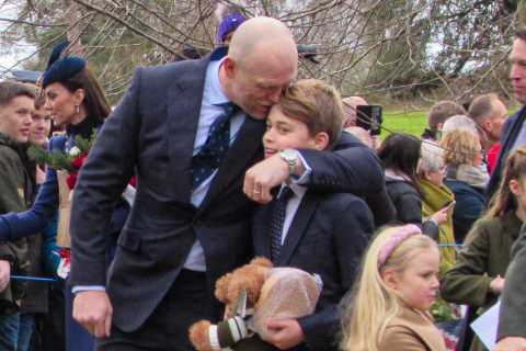 Royal Fans Swoon Over Adorable Moment Between Prince George and Mike Tindall on Christmas Day