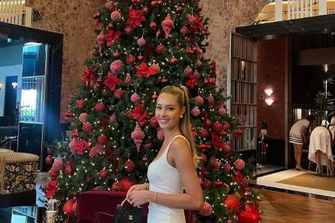 Former Premier League Star's Wife Turns Heads with Glamorous Outfit