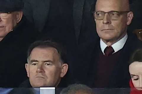 Sir Alex Ferguson Spotted with Ineos Director Sir Dave Brailsford at Man Utd Match