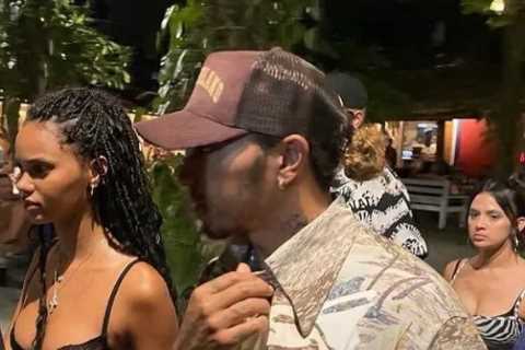 Lewis Hamilton Spotted with Supermodel Juliana Nalu in Brazil