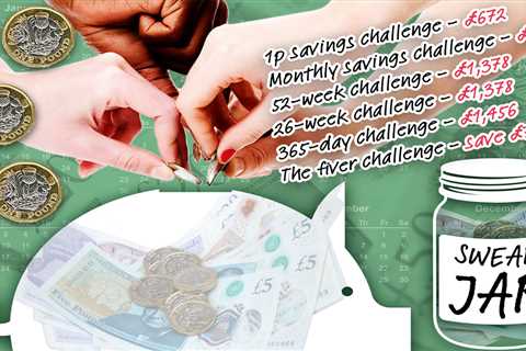 Eight savings challenges to start NOW with as little as 1p – you won’t even notice but could have..