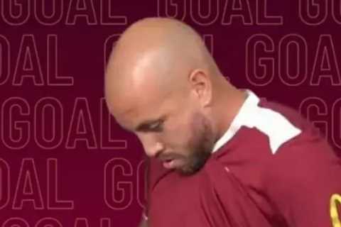 Former Premier League Star's Bizarre Goal Celebration Goes Viral