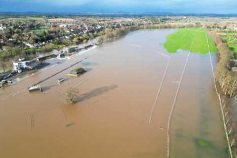 Beloved British racecourse flooded as kayakers take over