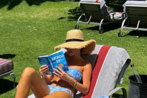 Amanda Holden, 52, Stuns in Blue Bikini on South African Holiday
