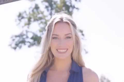 Paige Spiranac's Revealing Golf Tutorial: How to Rake a Bunker