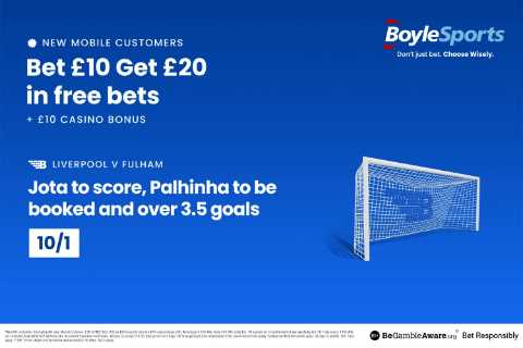 Liverpool vs Fulham: Claim £20 Free Bets and £10 Casino Bonus with BoyleSports, Plus Carabao Cup..