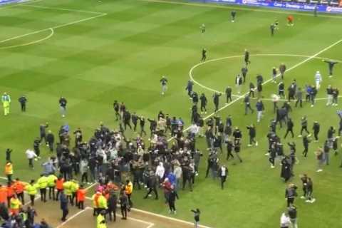 Reading boss fears points deduction and empty stadium after pitch invasion