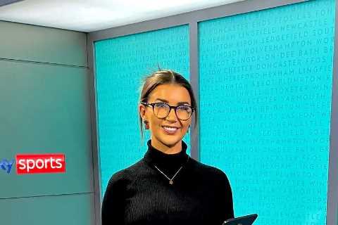 Sky Sports presenter Kate Tracey wows fans with daring see-through outfit on live TV