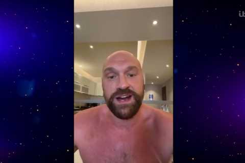 Tyson Fury Shows Off Lean Body as He Wishes Ricky Hatton Good Luck on Dancing On Ice