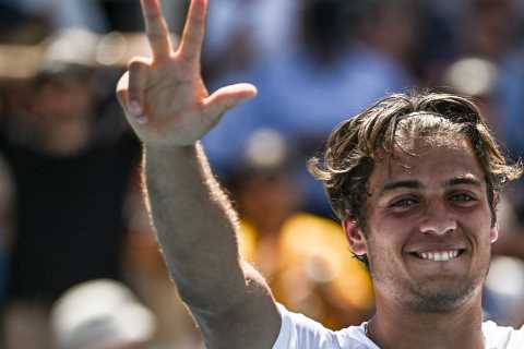 Italian Football Star Turns Tennis Sensation at Australian Open