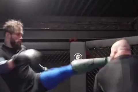 Strongman Eddie Hall Knocked Out in Training for MMA Debut