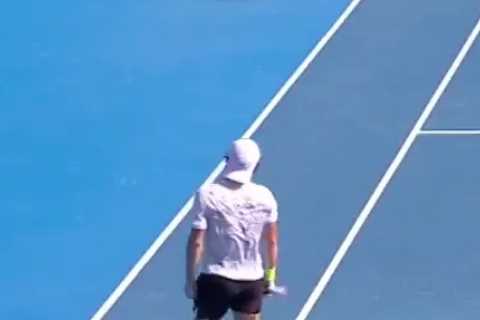 Tennis Star Furious After Ball Boy's Blunder at Australian Open