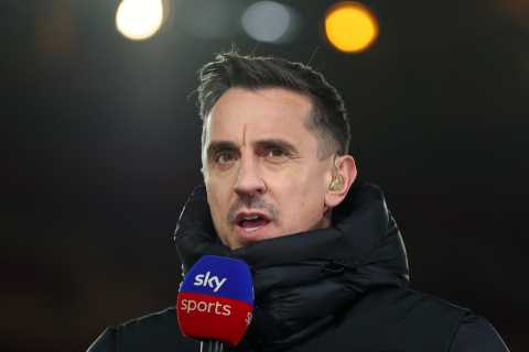 Man Utd legend Gary Neville predicts Tottenham will finish above Arsenal in Premier League
