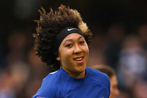 Chelsea Forward Lauren James Celebrates Hat-Trick in Front of Man Utd Fans