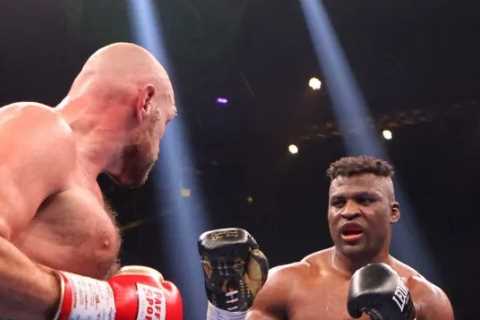 Tyson Fury and Francis Ngannou Cross Paths at Joy Awards