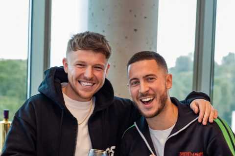 Eden Hazard Reunited with 'Old Friend' Charlie Morgan After 11 Years
