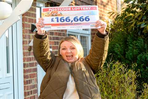 I won £166k People’s Postcode Lottery… jackpot came ‘by chance’ after I moved into my home just..