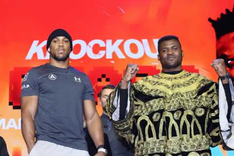 Anthony Joshua Accused of Fighting Francis Ngannou for Bragging Rights over Tyson Fury