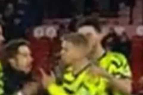 Arsenal Pair Engage in Fiery Post-Match Argument at Nottingham Forest