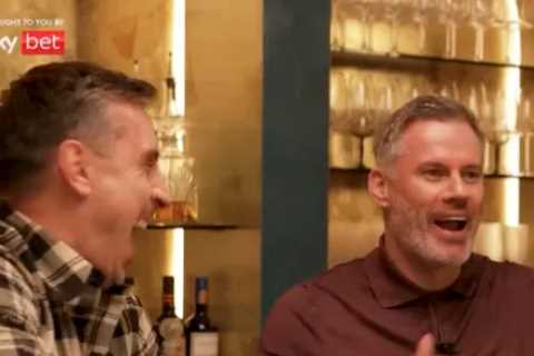 Jamie Carragher Reveals X-Rated Text from Gary Neville After Jurgen Klopp's Announcement