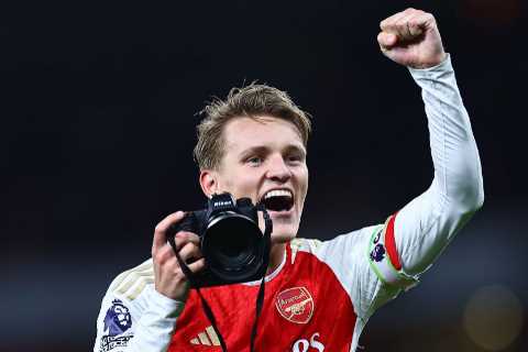 Jamie Carragher Tells Odegaard 'Get Down the Tunnel' After Arsenal Star's Bizarre Celebration..