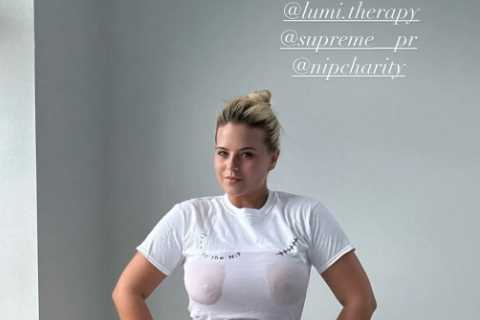 Apollonia Llewellyn Risks Instagram Ban with Risqué Ice Bath Challenge