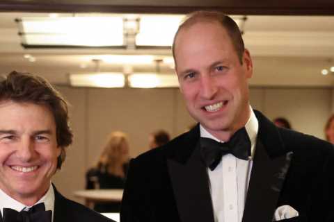 Prince William Thanks Supporters at Charity Gala, Joined by Tom Cruise