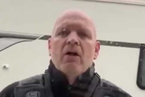 Former Opponent of Anthony Joshua Finds Himself in Heated Confrontation as a Bailiff