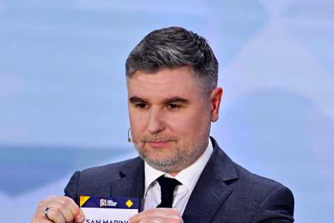 Premier League Cult Hero Looks Unrecognisable Hosting UEFA Nations League Draw as Fans Hail 'Blast..