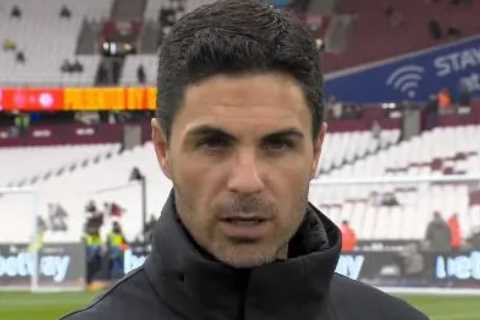 Piers Morgan slams Arteta’s ‘ridiculous’ Arsenal team to face West Ham and accuses him of having..