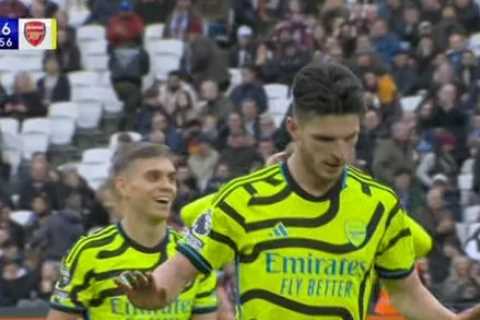 Declan Rice Refuses to Celebrate After Stunning Goal in London Stadium Thrashing