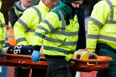 Premier League Star Hospitalized after Horrific Clash of Heads as Manager Slams Rival