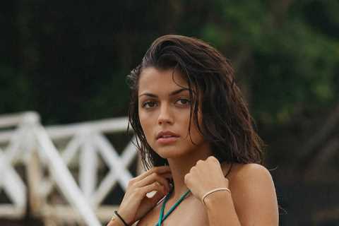 Formula One Star Pierre Gasly's Girlfriend Kika Gomes Stuns in Tiny Turquoise Bikini for Birthday..