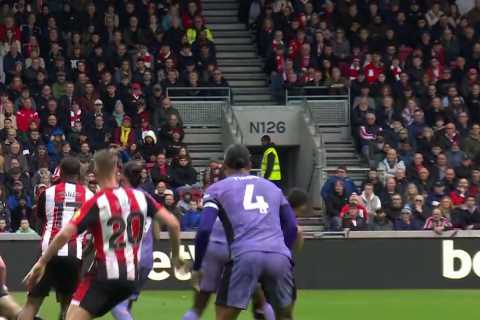 Michael Oliver under fire for missing handball by Liverpool star Wataru Endo