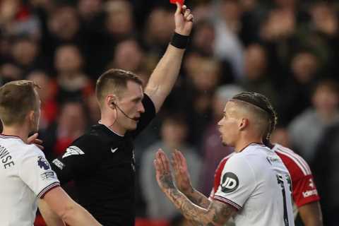 Former Premier League Referee Criticizes Kalvin Phillips for Red Card