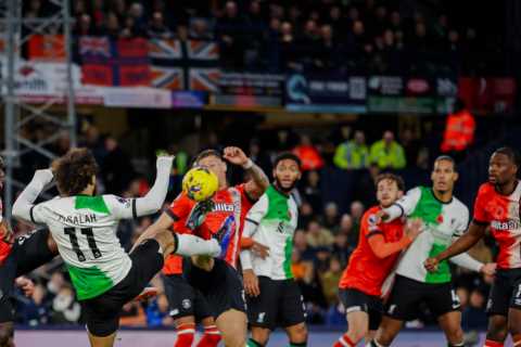 Why Liverpool’s Premier League clash with Luton isn’t on TV due to bizarre blackout rule