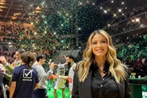 Premier League Presenter Diletta Leotta wows fans with toned midriff at Italian Cup final