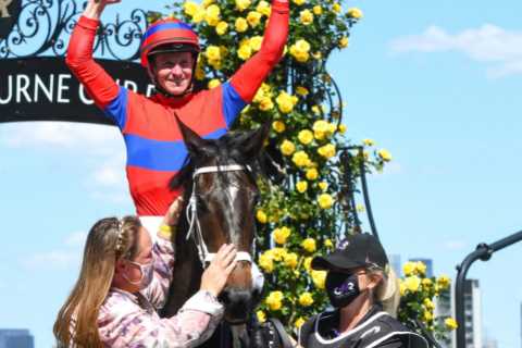 Jockey James McDonald in Tears After Death of Legendary Racehorse Verry Elleegant