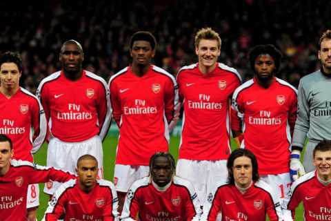 Arsenal's Champions League Lineup Featuring Bendtner and a 'Waster'