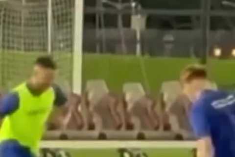 Eden Hazard Leaves Influencer in the Dust During Charity Match Training