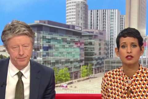 Naga Munchetty loses her patience on BBC Breakfast after Charlie Stayt exposes blunder