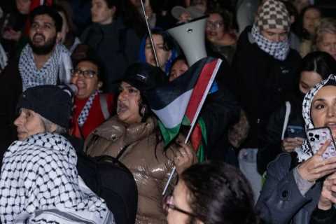 Police criticized for handling of anti-Israel protest at Parliament