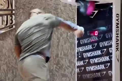 Francis Ngannou Leaves Fans in Fear After Breaking Scale on Punch Machine